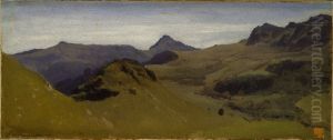 Landscape in Auvergne by Auguste Bonheur