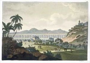 The aqueduct in Rio de Janeiro by D.K. Bonatti