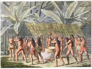 Dancing festival of the Camacani Indians, Brazil by D.K. Bonatti