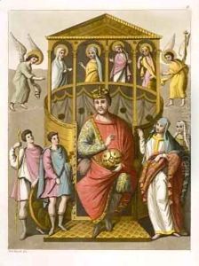 Charles II (823-77) the Bald, after a manuscript in the Colberg Library