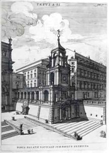 An Entrance Gate to The Vatican by Filippo Bonanni