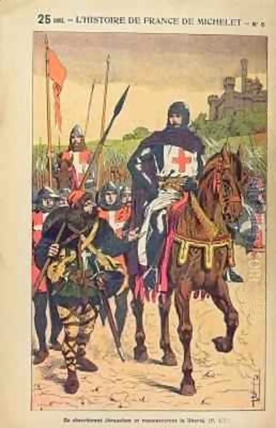 The Departure for the Crusades - view 1