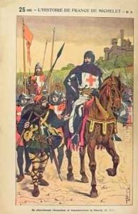 The Departure for the Crusades by Louis Bombled