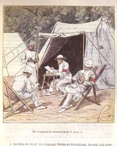 French war correspondents in Madagascar at the time of its annexation by France 1895-96 by Louis Bombled