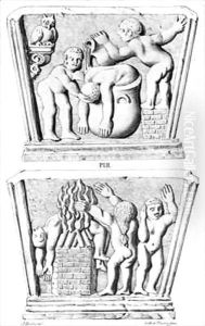 Baptism, copy of gnostic caskets