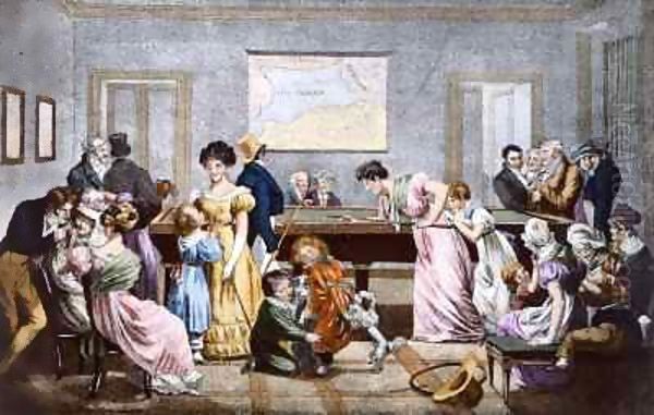 A Billiard Room in the nineteenth century - view 1