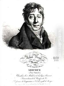 Jean Francois Le Sueur or Lesueur (1760-1837) by Julien Leopold Boilly