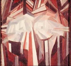 Cubist Head by Alexander Konstantinovich Bogomazov