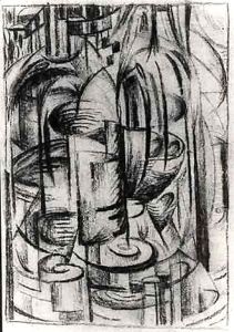 Futurist Composition by Alexander Konstantinovich Bogomazov