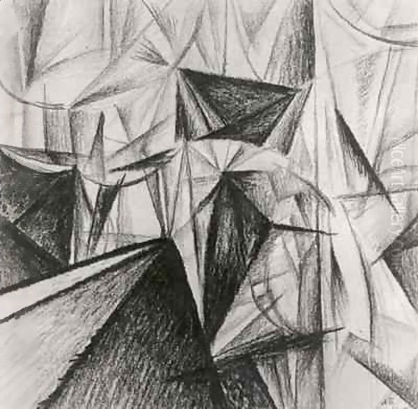 Rayonnist Composition (Rhythmic Composition) - view 1