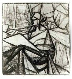 Woman by Alexander Konstantinovich Bogomazov