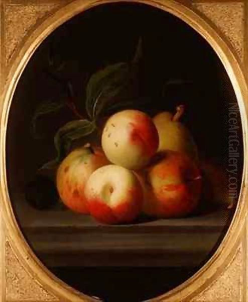 Apples on a Shelf - view 1