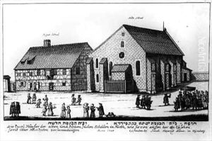 New and Old Jewish Schools, Nuremberg by Johann Alexander Boener