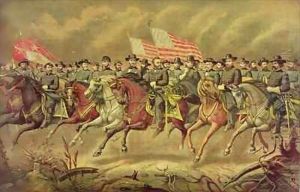 Grant and his Officers by E. Boell