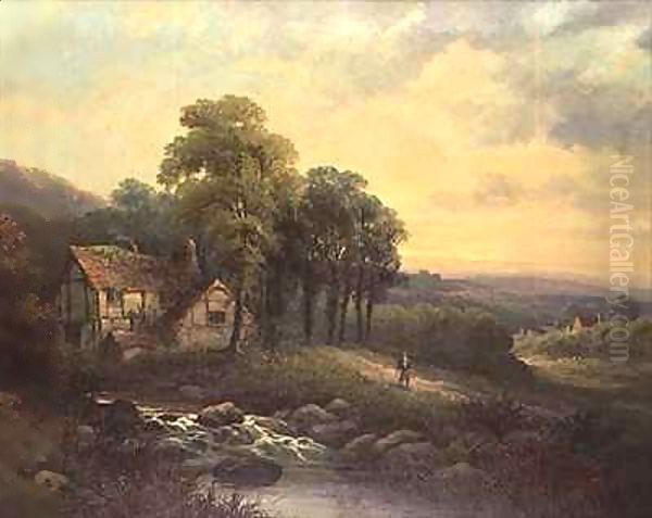 Cottage at Sunset - view 1