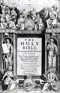 Frontispiece to 'The Holy Bible'