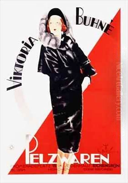 Poster advertising Viktoria Buhne Furs - view 1