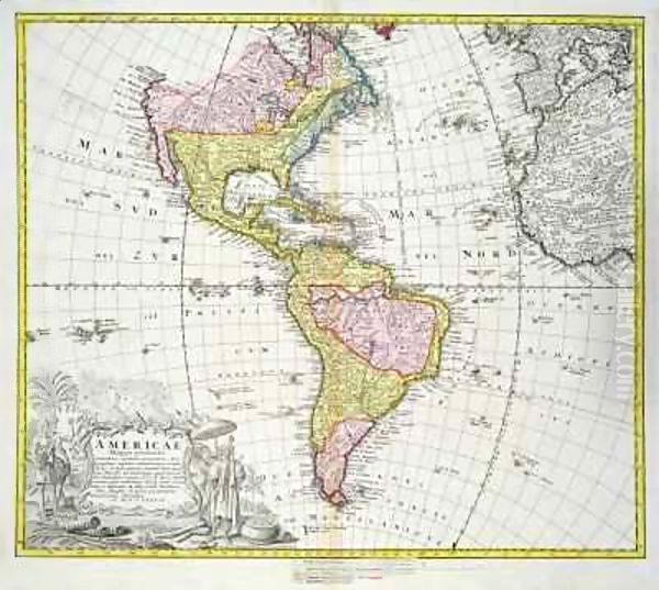 Map of the Americas - view 1
