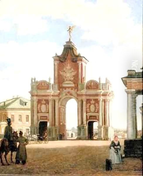 The Red Gate in Moscow - view 1