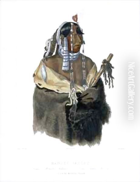 Mandeh-Pahchu, a Young Mandan Indian - view 1
