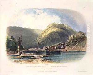 View of Mauch-Chunk, Pennsylvania by Karl Bodmer