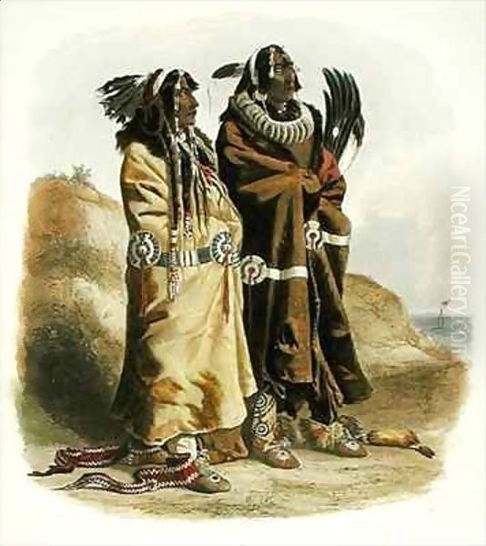 Sih-Chida and Mahchsi-Karehde, Mandan Indians - view 1