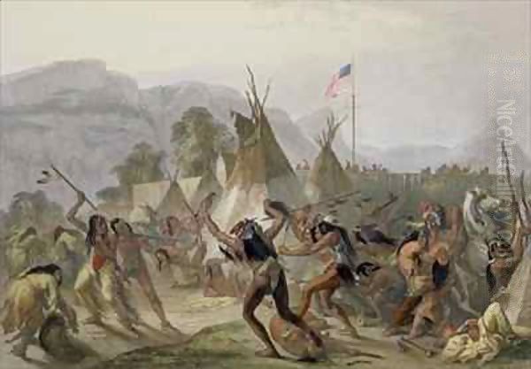 Fort Mackenzie, August 28th 1833 - view 1