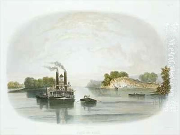 Cave-in-Rock, view on the Ohio - view 1