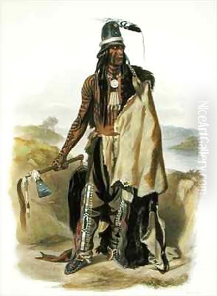 Abdih Hiddisch, a Minitarre Chief - view 1