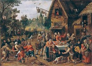 A Village Kermesse by Joost Cornelisz. Droochsloot