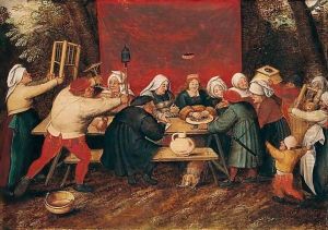 The Wedding Feast 3 by Pieter The Younger Brueghel
