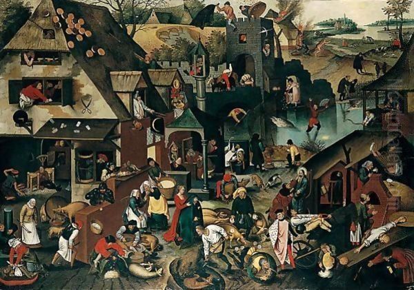 Flemish Proverbs (De Blauwe Huyck) - view 1
