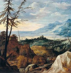 An Extensive Landscape With Pine Trees