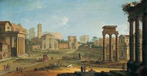 Rome, The Campo Vaccino by Antonio Joli