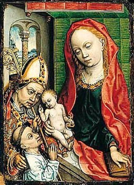 Virgin And Child With A Saint And A Donor - view 1