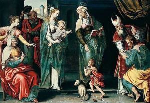 The Holy Kinship by Maarten de Vos
