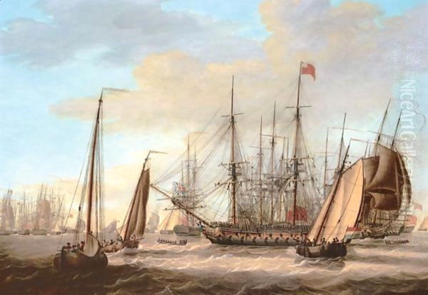 The British Fleet Off The Dutch Coast - view 1