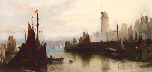 Harbour At Dusk - view 1