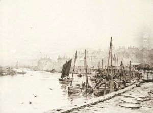 Whitby Fish Market by William Lionel Wyllie