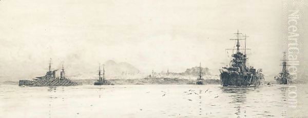 Naval Manoeuvres - view 1