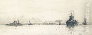 Naval Manoeuvres by William Lionel Wyllie