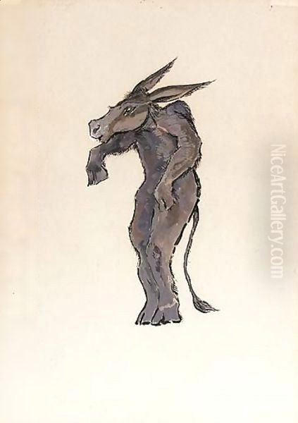Costume Design For The Little Humpback Horse by Konstantin Alexeievitch Korovin