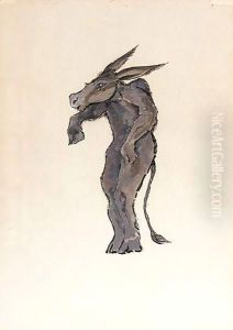Costume Design For The Little Humpback Horse by Konstantin Alexeievitch Korovin