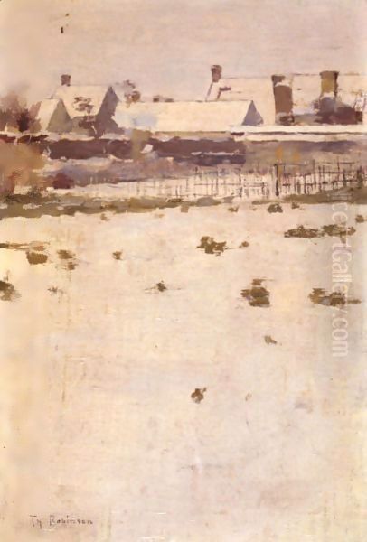 Winter Afternoon, Barbizon - view 1
