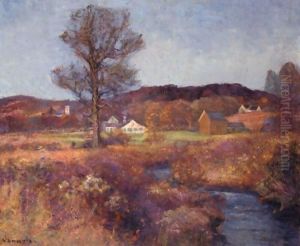 A New England Valley by Robert William Vonnoh