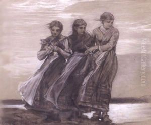 Three Girls by Winslow Homer