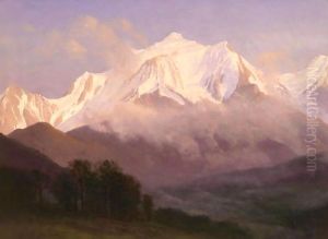 Grand Tetons by Albert Bierstadt