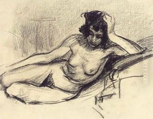 Female Nude Semi-Reclined Female Nude Semi-Reclined