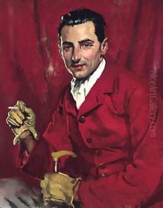 Portrait Of Reginald Addyes-Scott by Sir William Newenham Montague Orpen