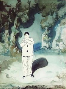 Pierrot (Palliachi Tonight) by Sir William Newenham Montague Orpen